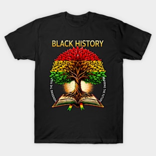 Black History Proud Black History Culture Teacher T-Shirt